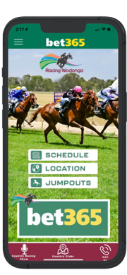 Racing Wodonga - Home Screen